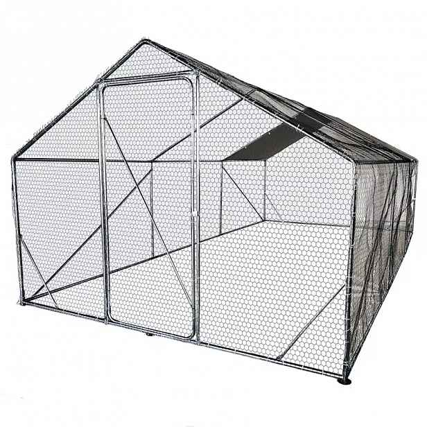 Kovová klec pro drůbež 300x600x220 cm
