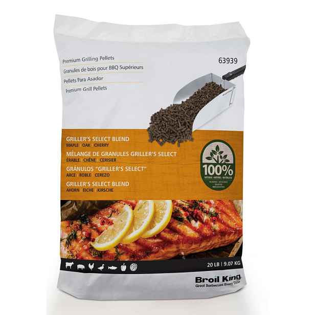 Pelety na grilování Broil King Griller´s Select Blend, 9 kg