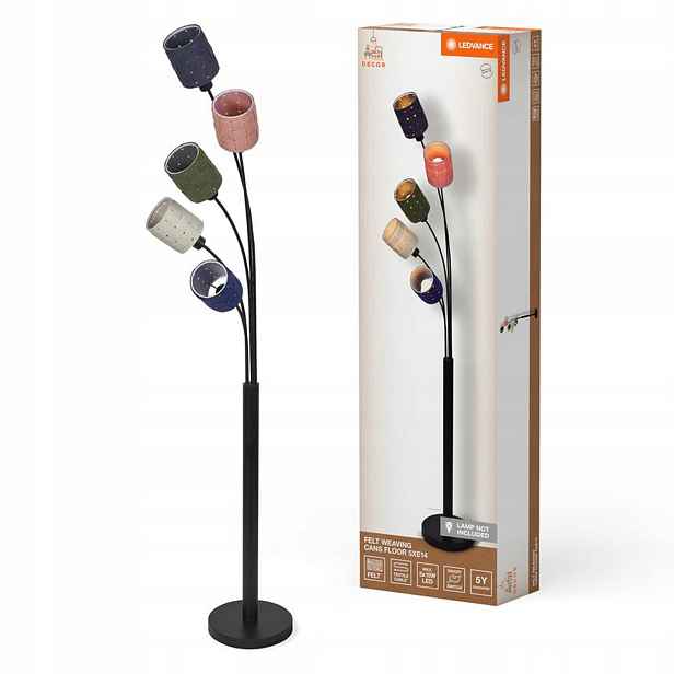 Podlahová lampa Dekorativní stojací lampa E14 Vícebarevná Decor Ledvance