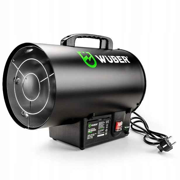 Wuber W16020, Plynové topení 15 kW Výkon 15 kW, průtok vzduchu 300 m³/h