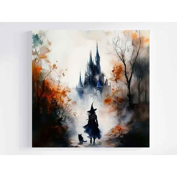 Obraz Na Plátně Canvas Podzimní Cesta Čarodějnická Stezka 50x50