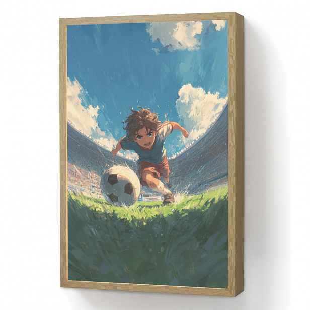OnlyWow DOBÍJECÍ NOČNÍ LAMPIČKA Stadion - Fotbalista - Míč 40x60 cm