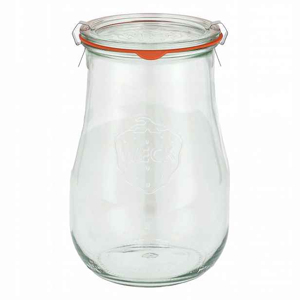 Zavařovací Sklenice Weck Tulip s víčkem, těsněním a 2 uzávěry 1750 ml 4 ks