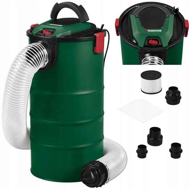 Vysavač Parkside Pasa 1200 B2, 1200 W, mikrofiltrace, 54 l