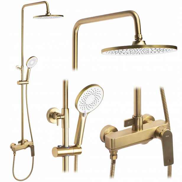 Sprchový set Avalon Gold Brush (REA-P2400) /ka/