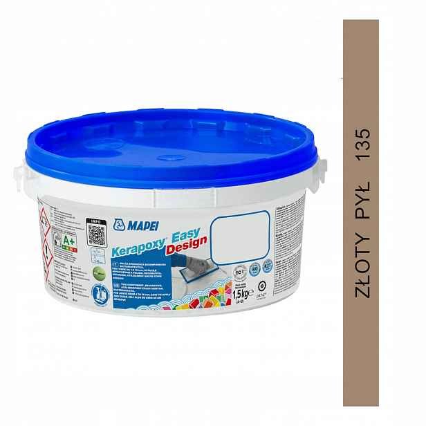 Epoxidová spárovací hmota Mapei Kerapoxy Easy Design 1,5 kg – barva 135 zlatý prach