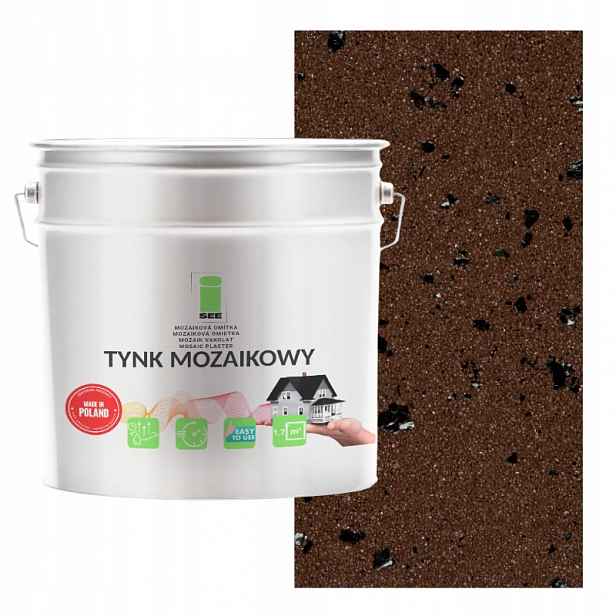 Mozaiková pryskyřičná omítka Marmolit hnědá M94 7 kg I See Mrazuvzdorná Premium