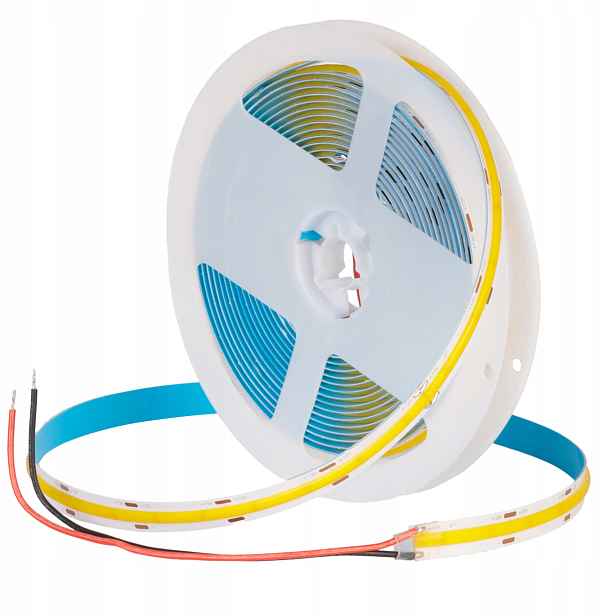Led pásek Cob Pro 528 LED/m 12V Bílý Studený 5 m jedna světelná linka
