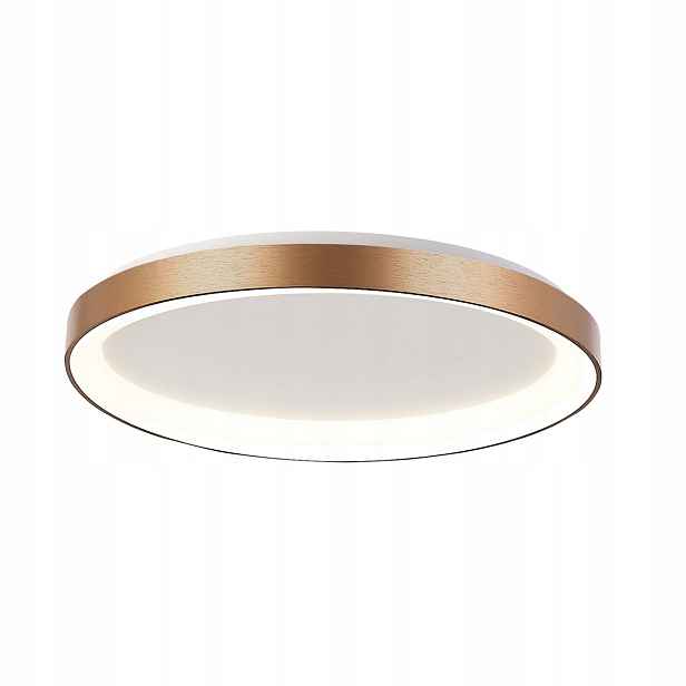 Vico, Moderní, zlatý, kulatý stropní svítidlo Led, 3000K+4000K, 60W, 3100LM 78 cm