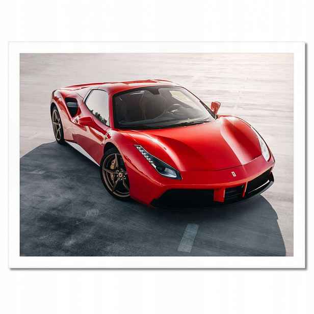 Plakáty v rámu 40x30 Červené Ferrari Střela