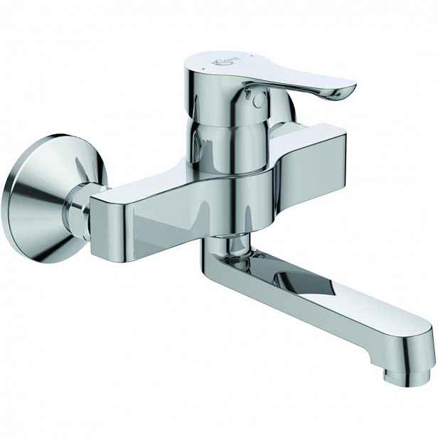 Ideal Standard Alpha - Umyvadlová nástěnná baterie, chrom BC649AA