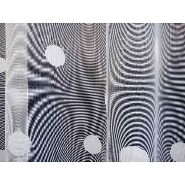 Mg Záclona žakár 357041 Bílá 250x250 cm hotová s obšitou páskou M
