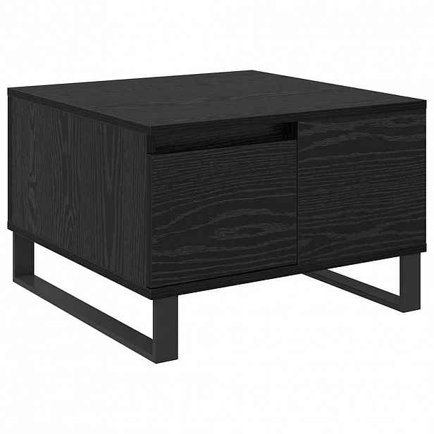 vidaXL Konferenční stolek Černý dub 55 x 55 x 36,5 cm Kompozitní dřevo
