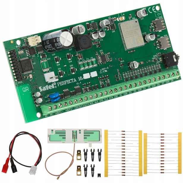 Alarmová ústředna Satel Perfecta 16 Lte modul anténa Gprs Sms Push Grade 2