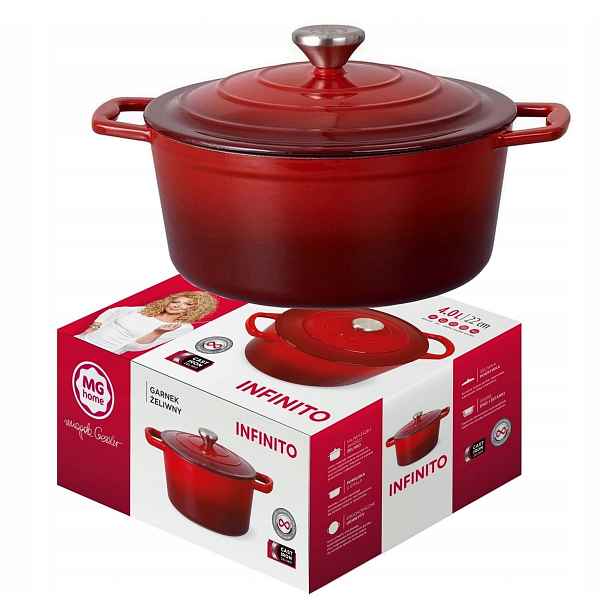 Hrnec S Poklicí Mg Home Infinito 22 CM Praktická Plynová Indukce