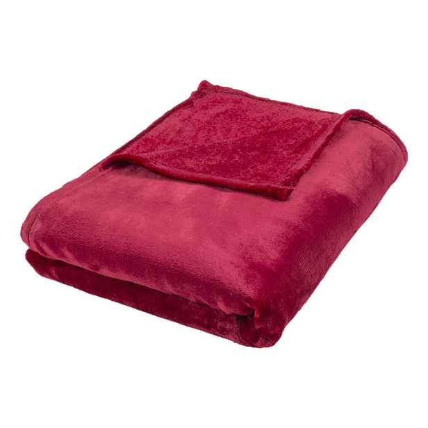 TP Mikroflanelová deka Premium 230x200 - Vínová