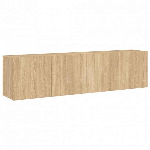 vidaXL TV skříňky nástěnné 2 ks dub sonoma 80 x 30 x 41 cm