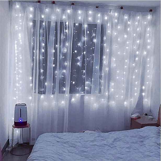 Záclona Girlandy Sople 300 Led 3mx3m Usb dálkové ovládání