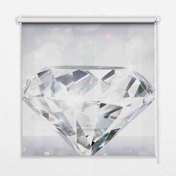 TULUP VNITŘNÍ roleta - okenní roleta - roleta - 130x140 cm - Diamanty