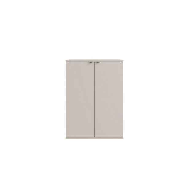 MASSENO KOMODA METRIX, 60/82,5/35 cm se zásuvkami a 2 dvířky, kašmírová