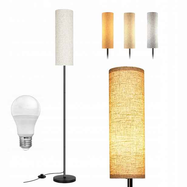 Stojací Lampa Podlahová Lampa E27 Led Noční 175 CM