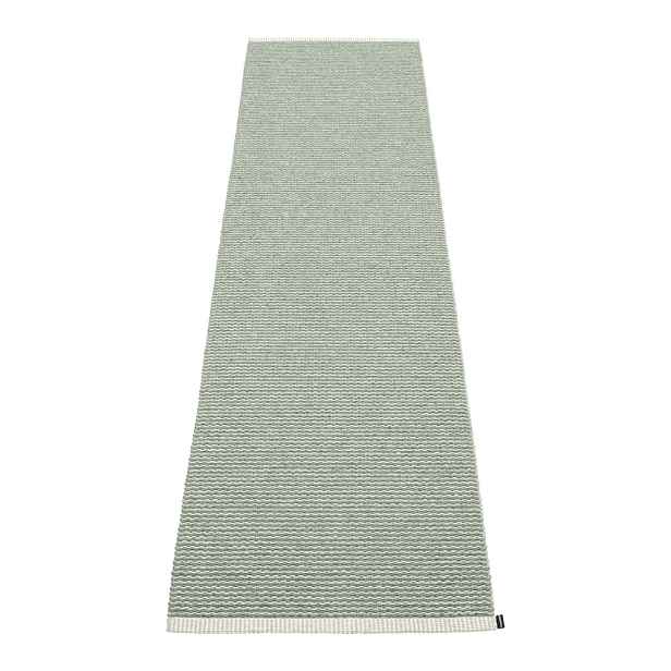 Světle zelený vnitřní a venkovní běhoun 60x250 cm Mono Sage Army – Pappelina