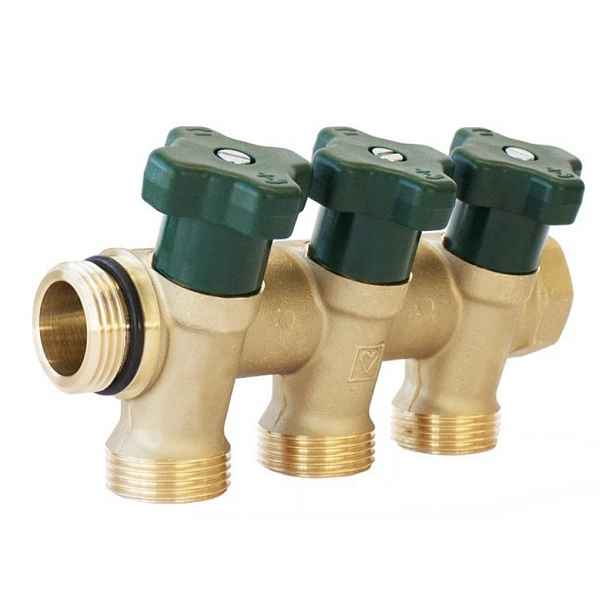 Rozdělovač pitné vody 3 sekce Herz 3/4" PN10