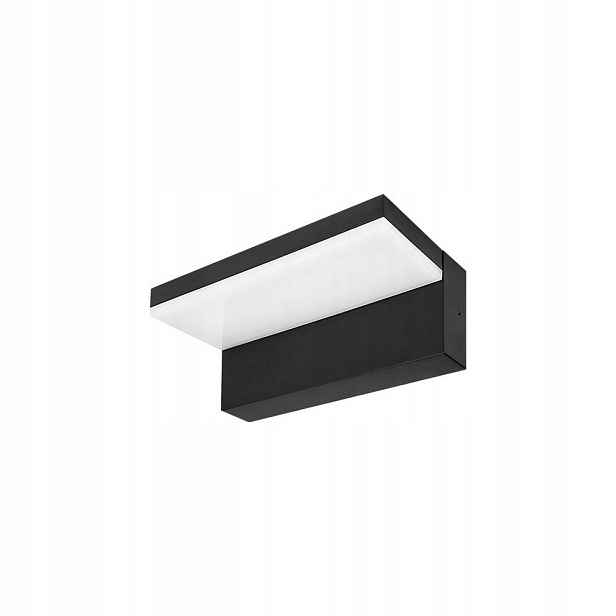 Led Svítidlo Hestio 9W IP44 4000K Černé Architektonické