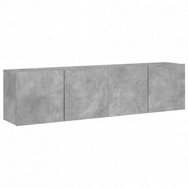 vidaXL TV skříňky nástěnné 2 ks betonově šedé 80 x 30 x 41 cm