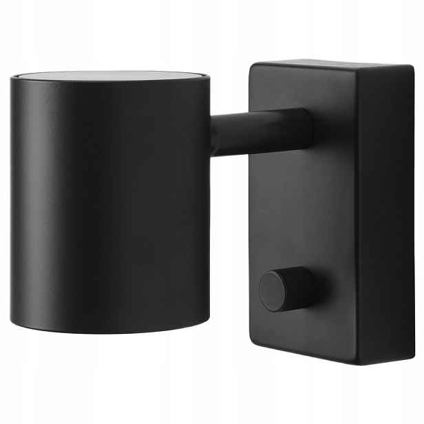 Nástěnná lampa na čtení s pevnou montáží GU10 nastavitelná Ikea Nymåne antracit