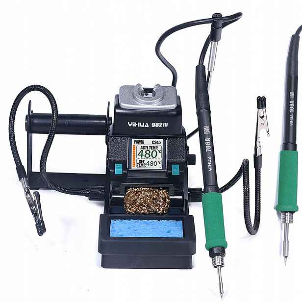 Pájecí Stanice Přesná Páječka Yihua 982-III 40W +2 Hroty C210 C115
