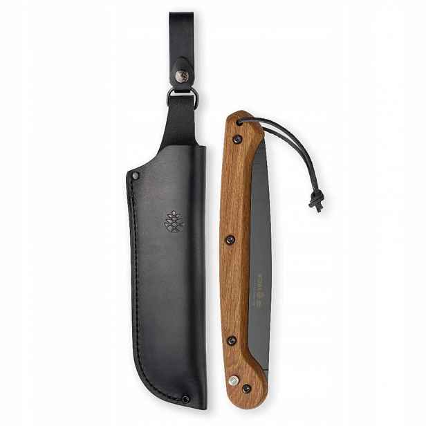 Bushcraftová pila Premium 250 mm kožená Pochva|Ocel v oxidu