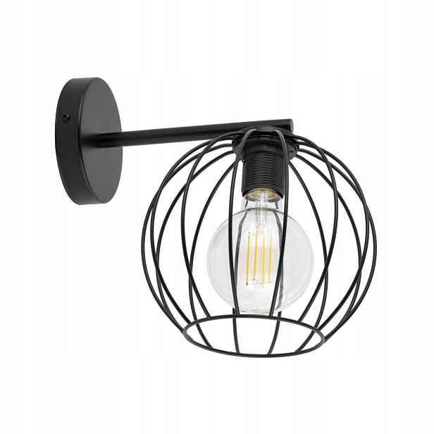 Nástěnná lampa Madam Černý Kov 15W Vyměnitelný Led zdroj Sigma Osvětlení nad stůl