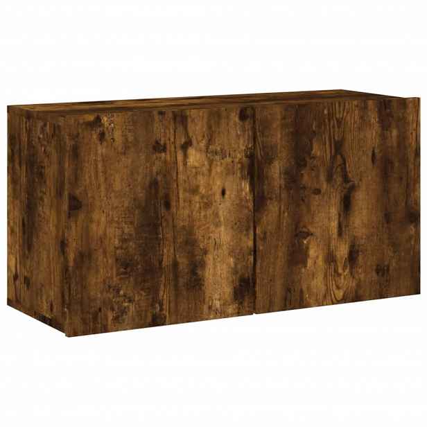 vidaXL TV skříňka nástěnná kouřový dub 80 x 30 x 41 cm