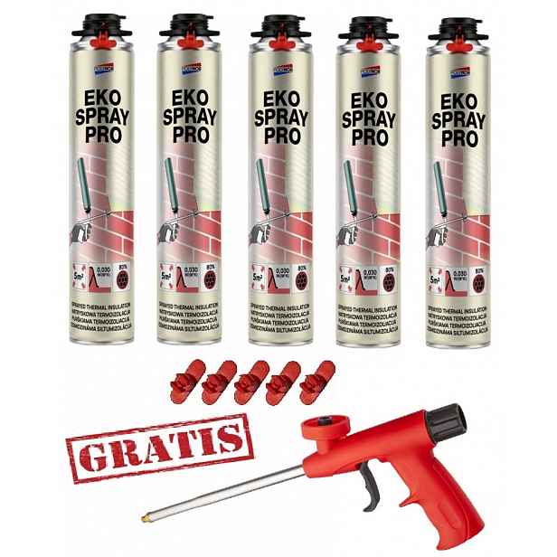 Pur Sprchová Pěna Polynor Eko Pro 850gr Termoizolace Zateplení garáže