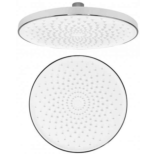 Sapho - Hlavová sprcha, průměr 22 cm, chrom/bílá SK852