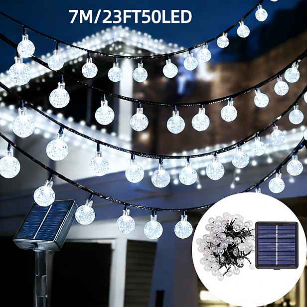 TEMU 1ks Nová solární koule, LED světlo a solární lithiová baterie, IP65, vhodné pro festivaly, dvory, , náměstí, vnitřní řetězová světla a venkovní