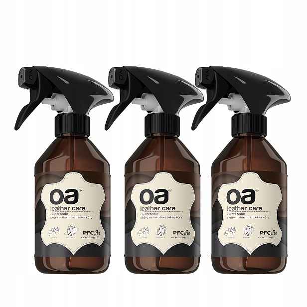 Prostředek na Čištění kůže a koženého čalounění sedadel Oa 250 ml x3