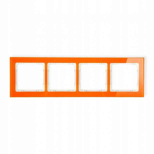 Rámeček 4X Efekt Skla Oranž/béž Deco Karlik