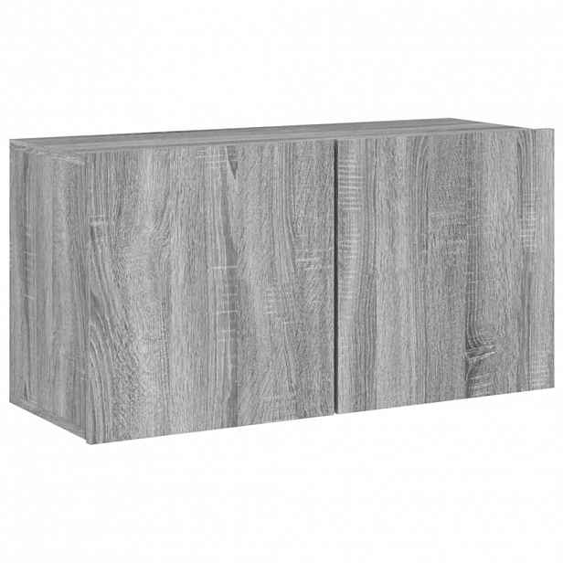 vidaXL TV skříňka nástěnná šedá sonoma 80 x 30 x 41 cm