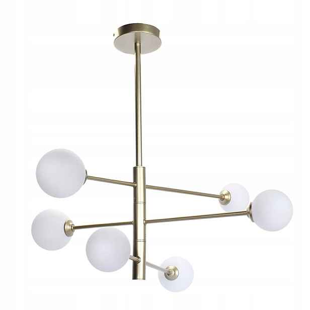 Dekorativní Led stropní lampa Garda 79 x 59 cm pro žárovku G9 Zlatá