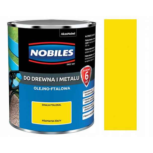 Nobiles Ftalonal Na Dřevo A Kov 5 L Žlutý