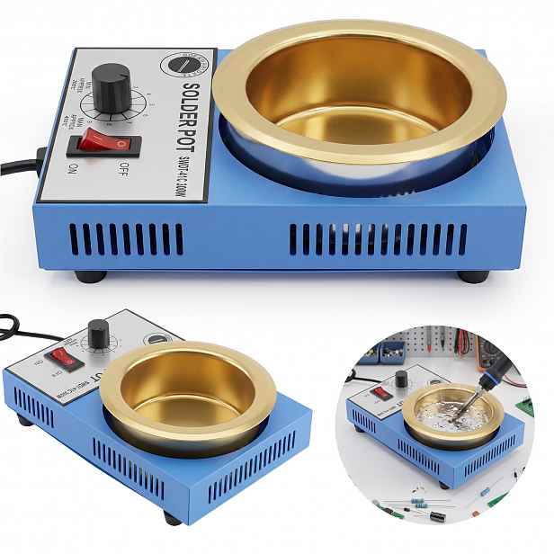 Pájecí Kotlík 300W 200-450°C Pro Cínování, Ohřev, Tavení Cínu