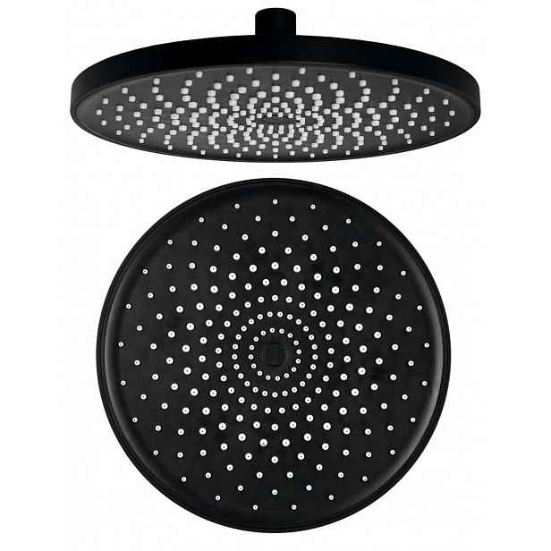 Sapho - Hlavová sprcha, průměr 22 cm, matná černá SK852B