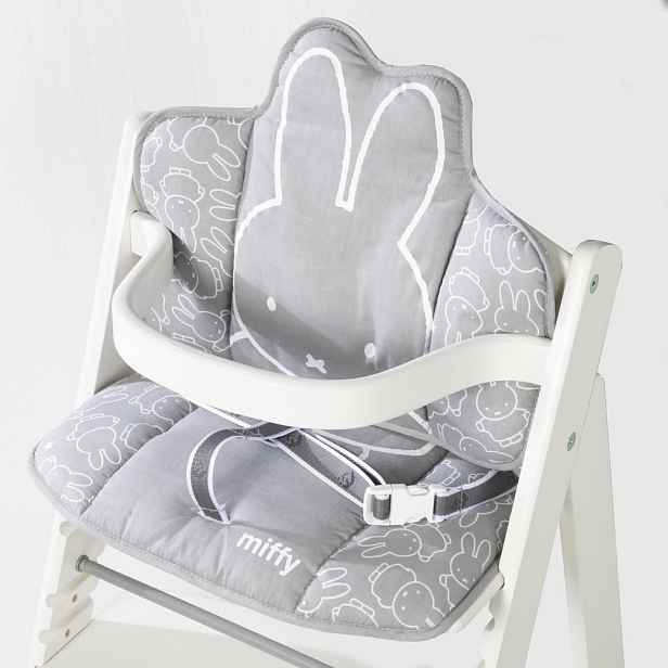 Šedá vložka do jídelní židličky Miffy – Roba