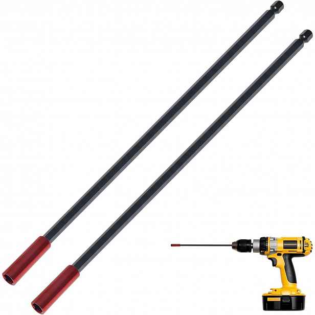 TEMU Prodlužovací držák pro rázový utahovák, 2 ks magnetických prodlužovacích nástavců pro vrtáky, 1/4 palcový držák prodlužovacího nástavce pro