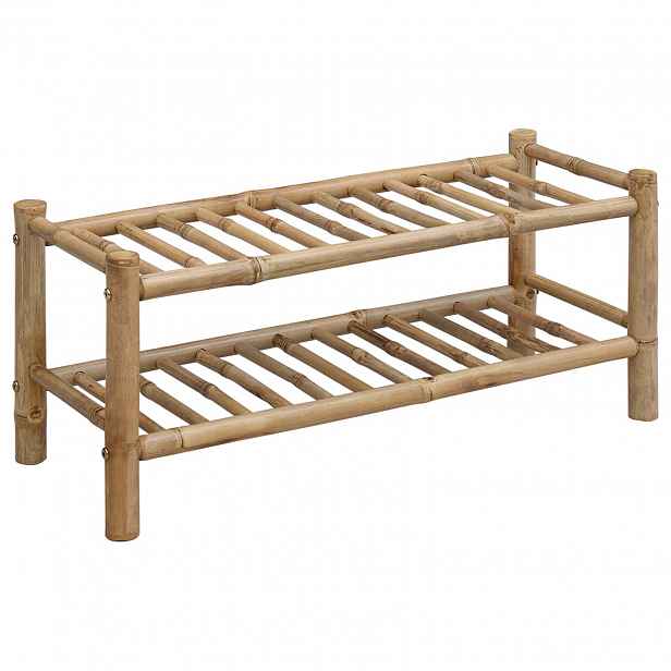 vidaXL Regál na boty 68 x 28 x 30 cm Bambus Přírodní