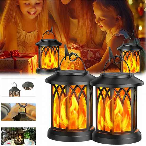 2 Led Solární Lampy Pro Zavěšení Venku, Lampy, Dekorace