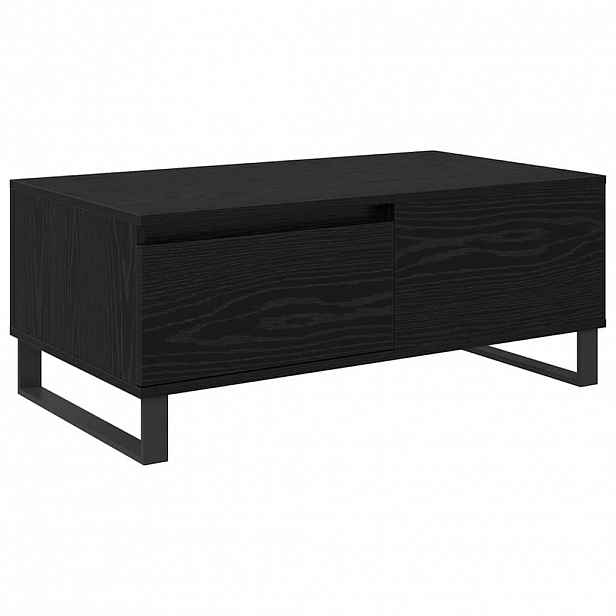 vidaXL Konferenční stolek Černý dub 90 x 50 x 36,5 cm Kompozitní dřevo