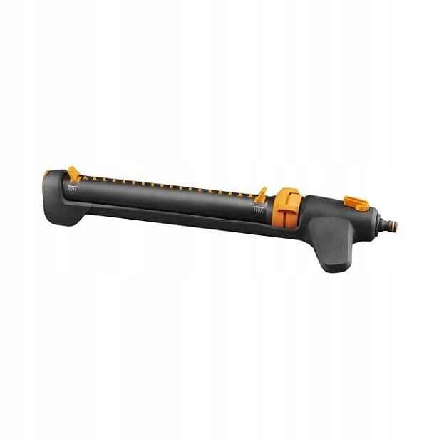 Fiskars 1027028 vodní postřikovač Oscilační zavlažovač vody Černý, Pomeranč